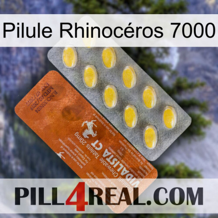 Pilule Rhinocéros 7000 42